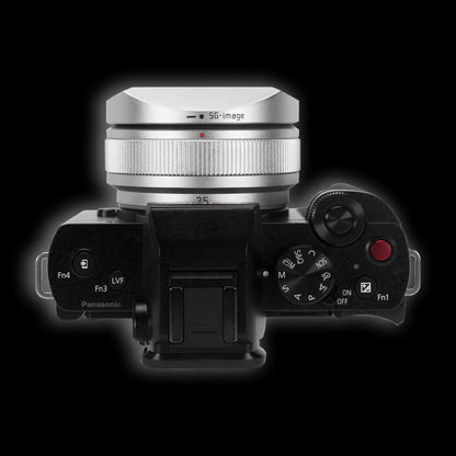 SG-image AF 25mm F1.8 MFT Mirrorless Lens with Metal Lens Hood