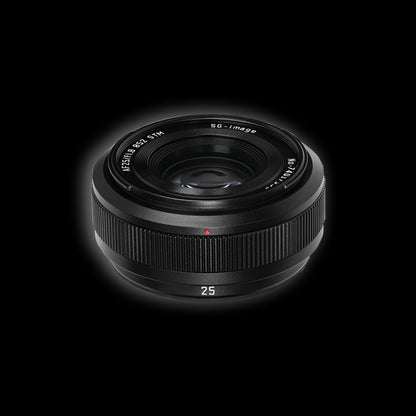SG-image AF 25mm F1.8 MFT Mirrorless Lens with Metal Lens Hood